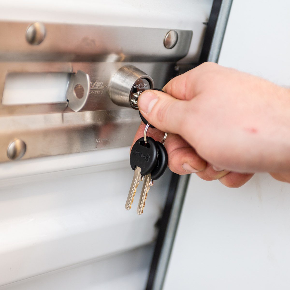 Key to unlock the storage compartment - First Choice Self Storage